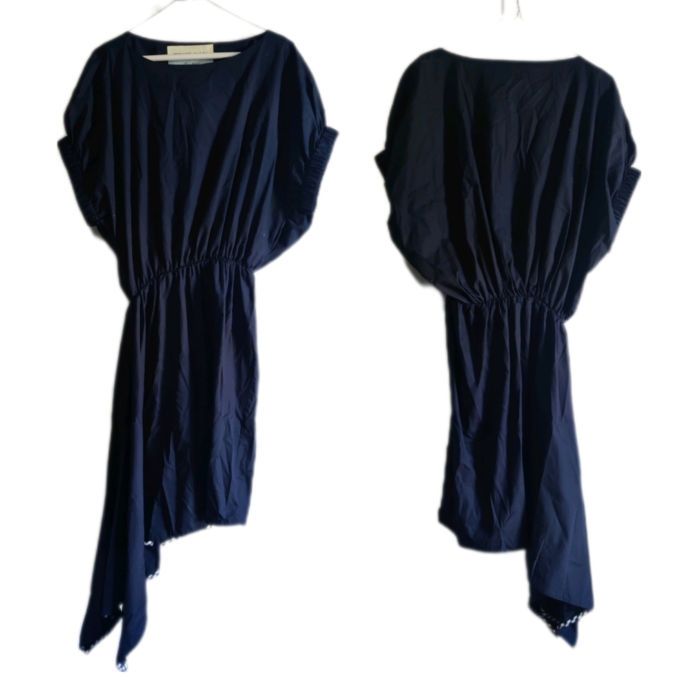 Tish Cox Navy Asymmetrical Dress